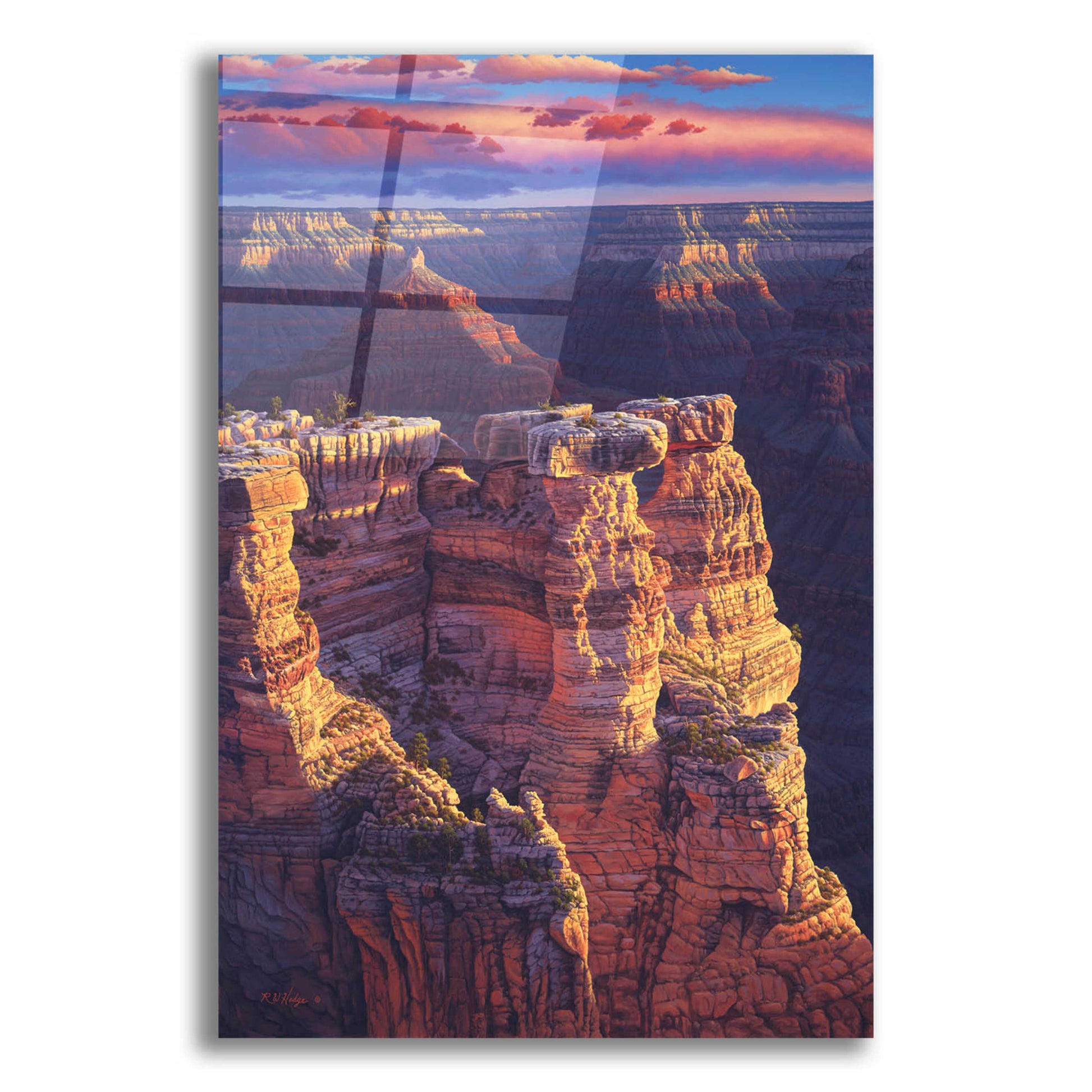 Epic Art 'The Gold Of Arizona' by R. Hed, Acrylic Glass Wall Art,12x16