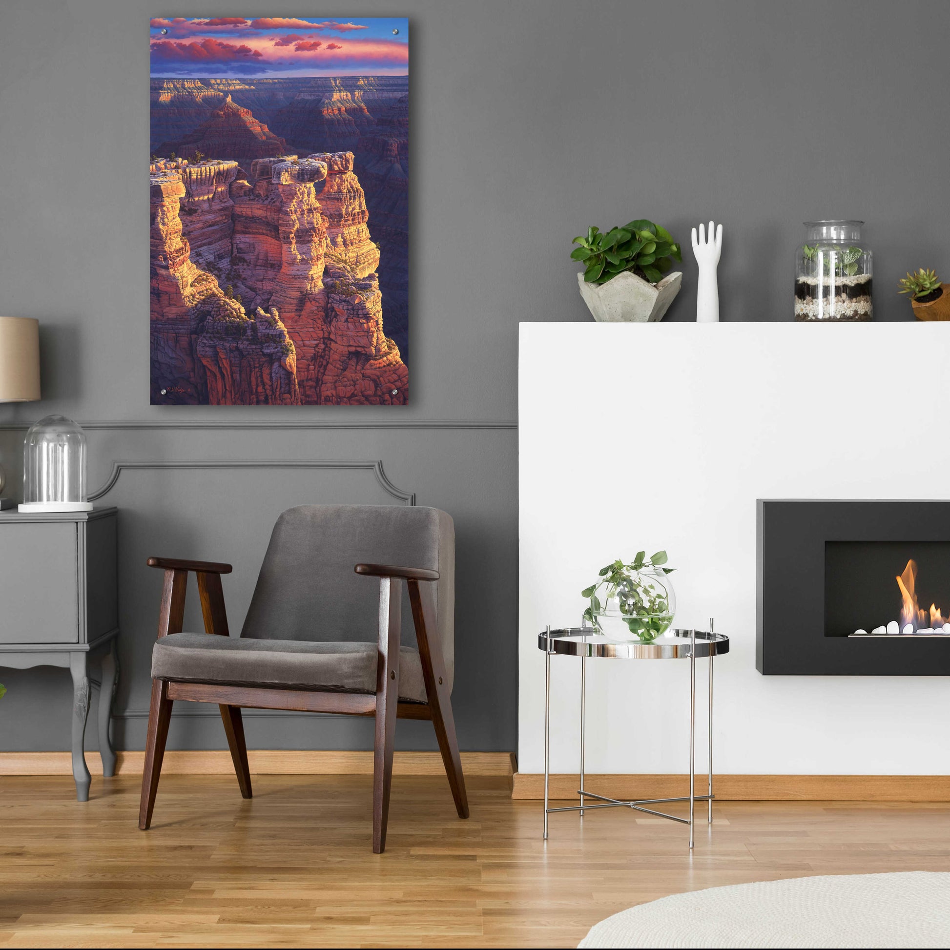 Epic Art 'The Gold Of Arizona' by R. Hed, Acrylic Glass Wall Art,24x36