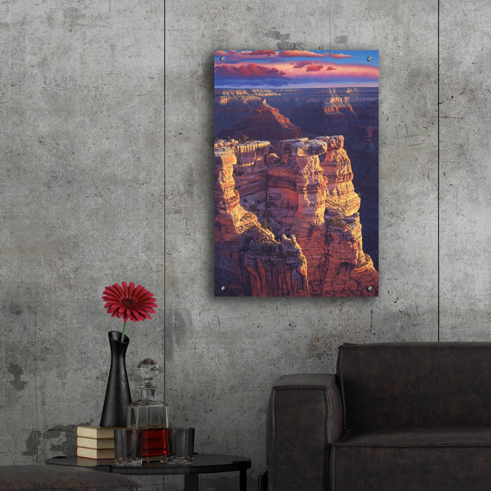 Epic Art 'The Gold Of Arizona' by R. Hed, Acrylic Glass Wall Art,24x36