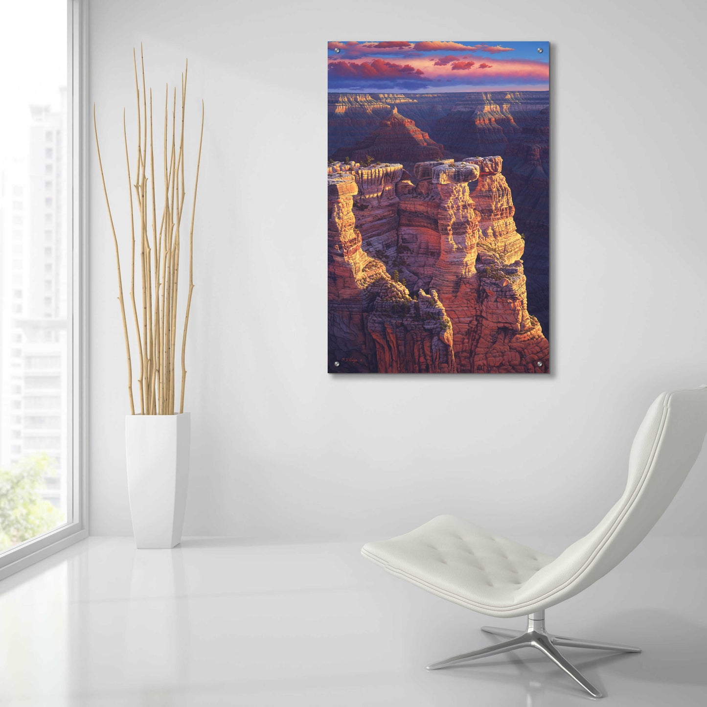 Epic Art 'The Gold Of Arizona' by R. Hed, Acrylic Glass Wall Art,24x36