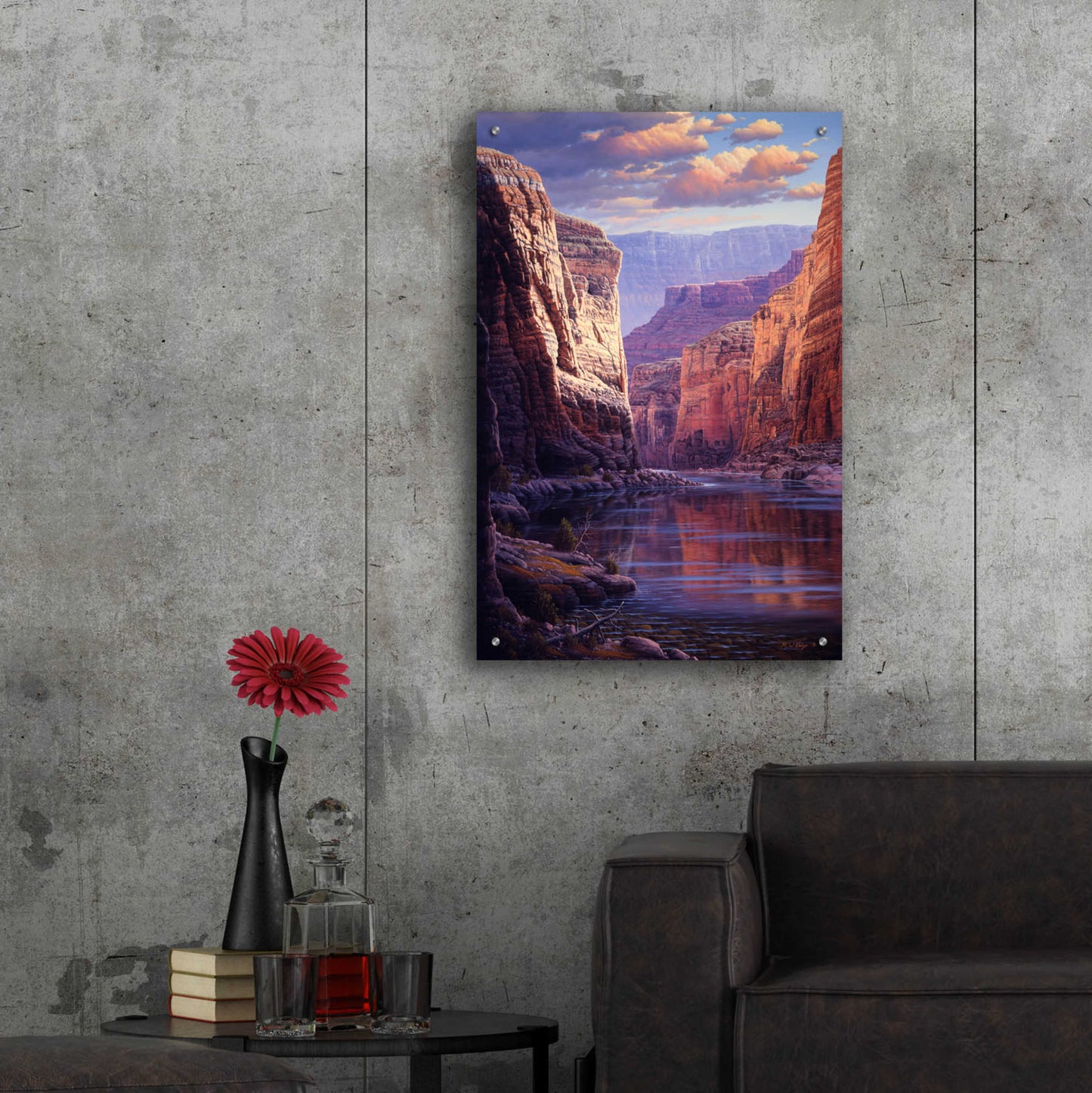 Epic Art 'River Through The Past' by R. Hed, Acrylic Glass Wall Art,24x36