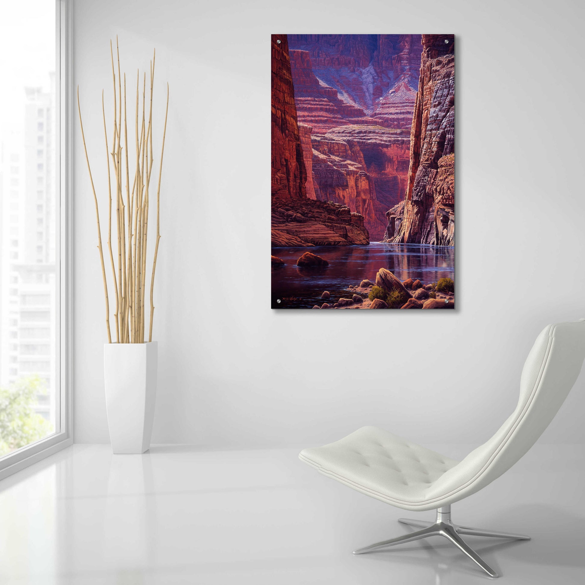 Epic Art 'Higher Light' by R. Hed, Acrylic Glass Wall Art,24x36