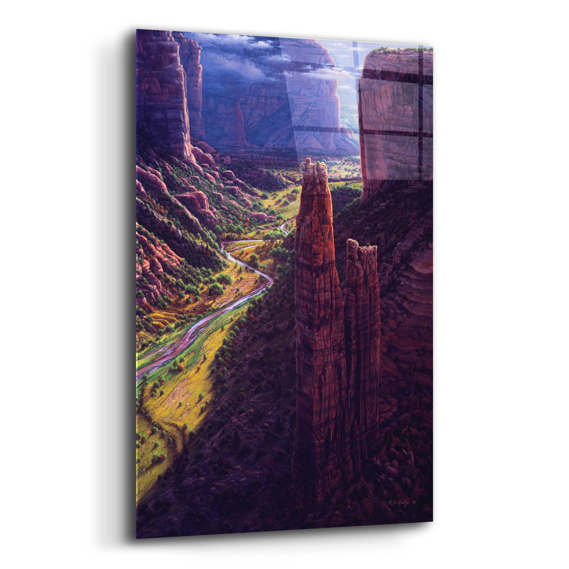 Epic Art 'Chasm Of Dreams' by R. Hed, Acrylic Glass Wall Art,12x16