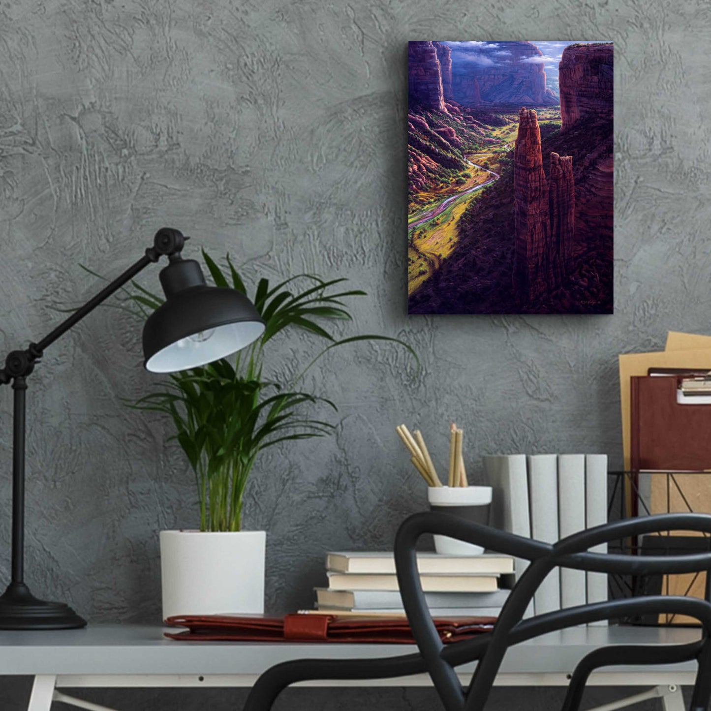 Epic Art 'Chasm Of Dreams' by R. Hed, Acrylic Glass Wall Art,12x16