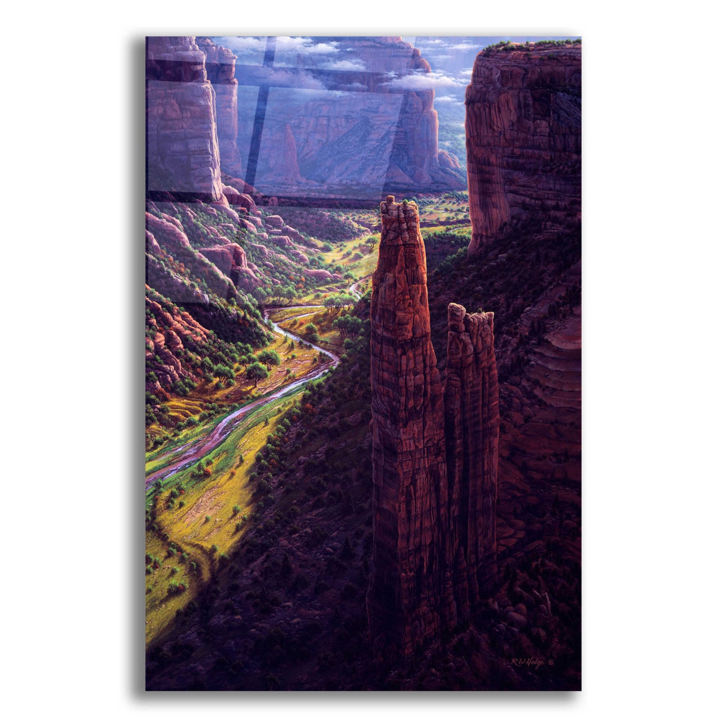 Epic Art 'Chasm Of Dreams' by R. Hed, Acrylic Glass Wall Art