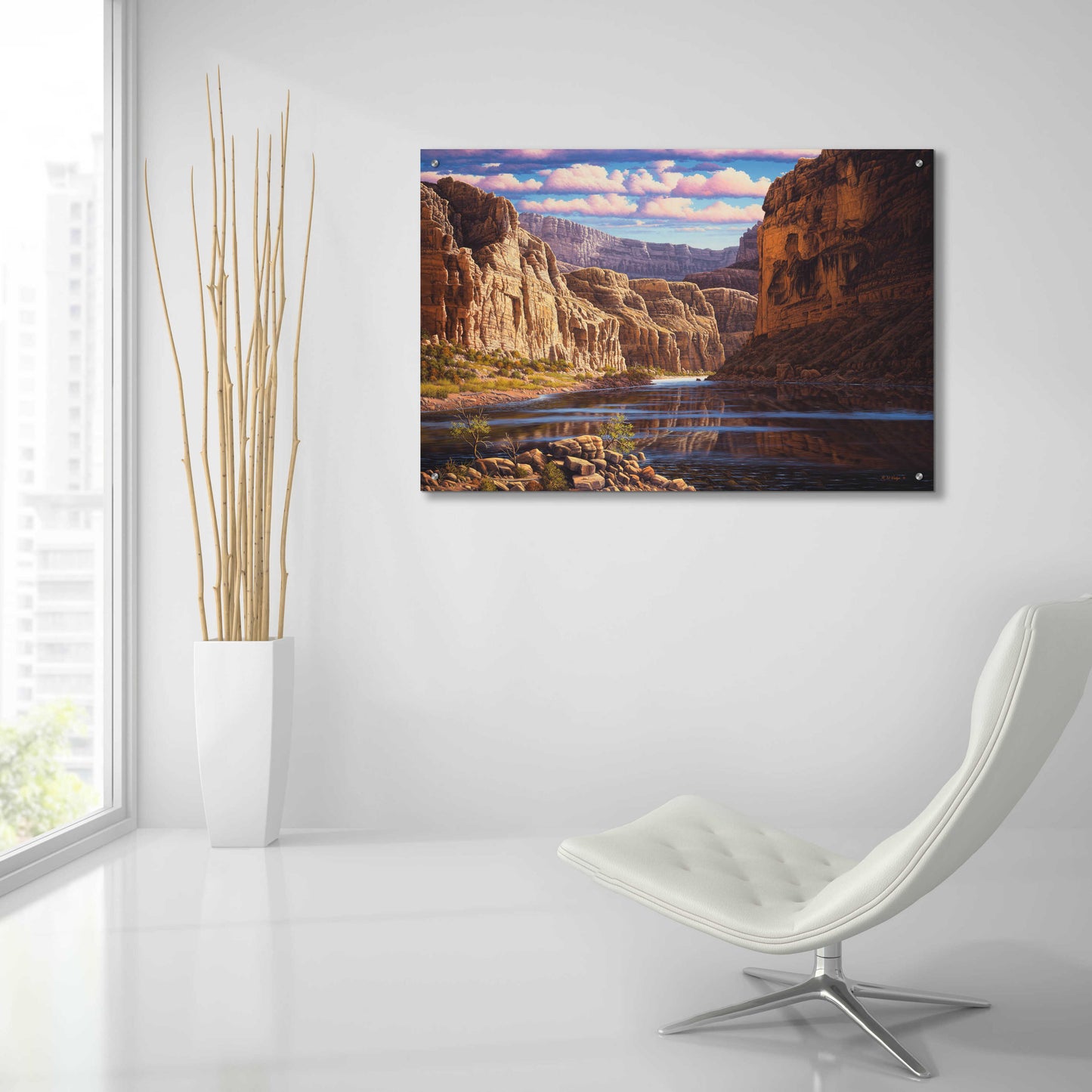 Epic Art 'Eternal Waters' by R. Hed, Acrylic Glass Wall Art,36x24