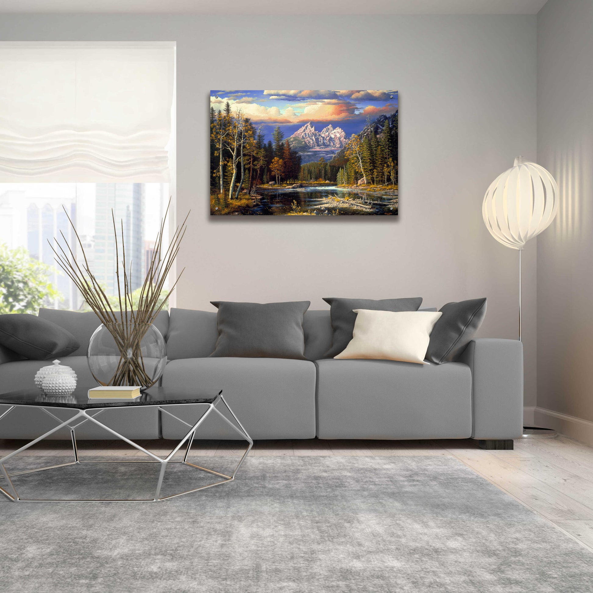 Epic Art 'Autumn Repose' by R. Hed, Acrylic Glass Wall Art,36x24