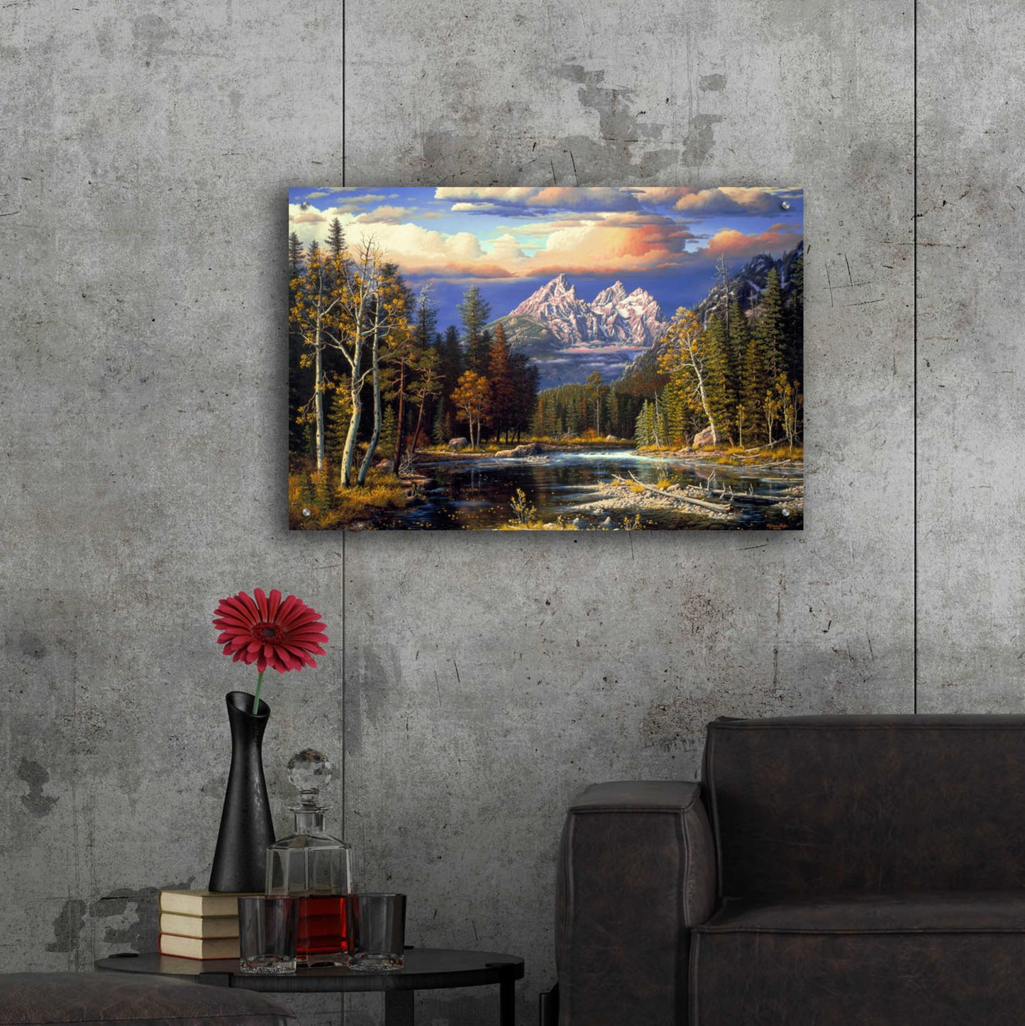 Epic Art 'Autumn Repose' by R. Hed, Acrylic Glass Wall Art,36x24