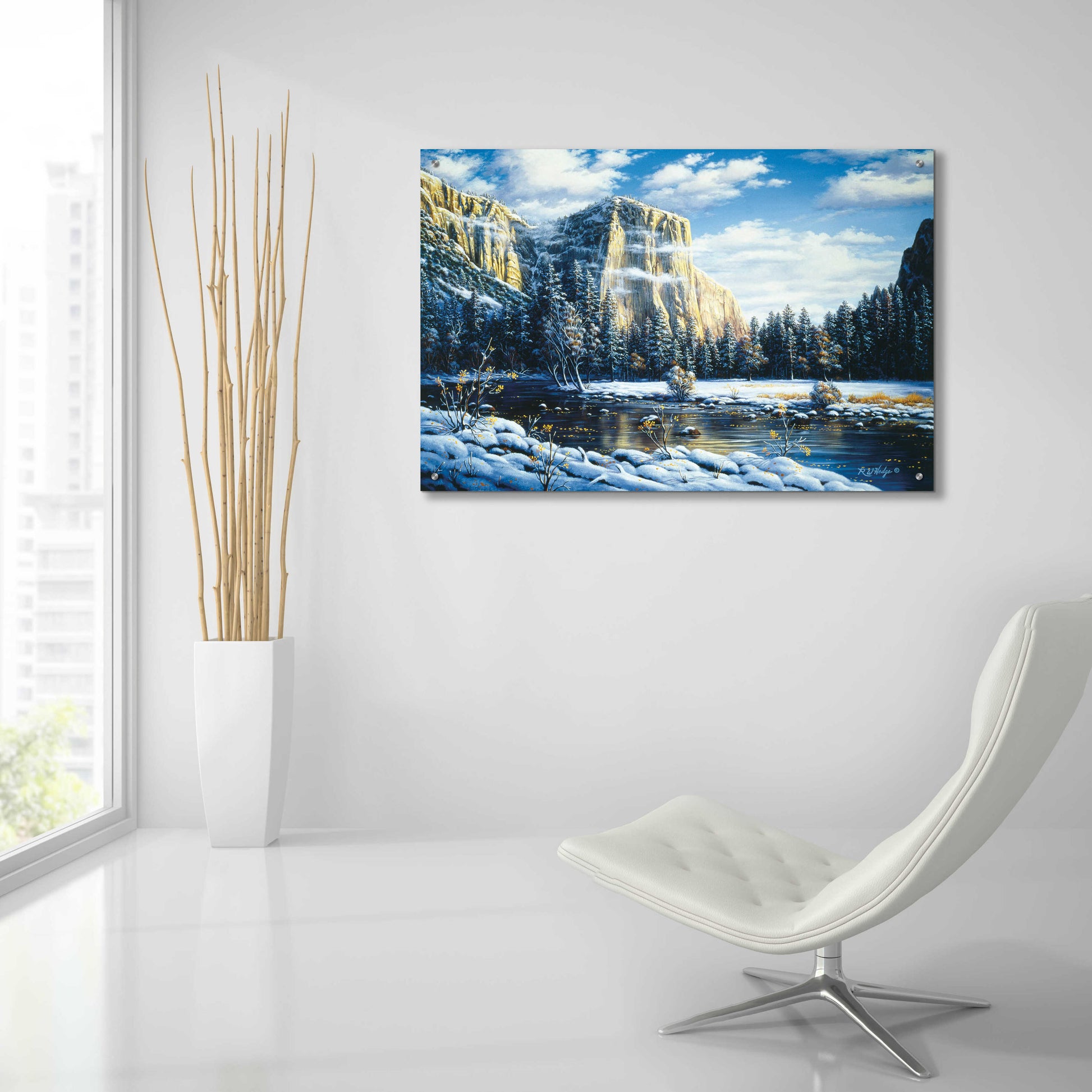 Epic Art 'Quiet Time' by R. Hed, Acrylic Glass Wall Art,36x24