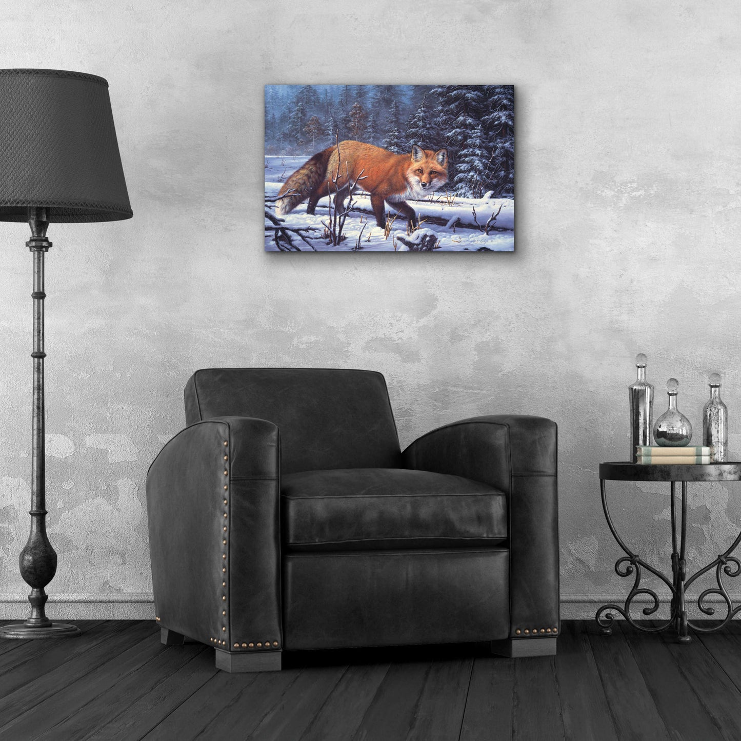 Epic Art 'Winter Charm' by R. Hed, Acrylic Glass Wall Art,24x16