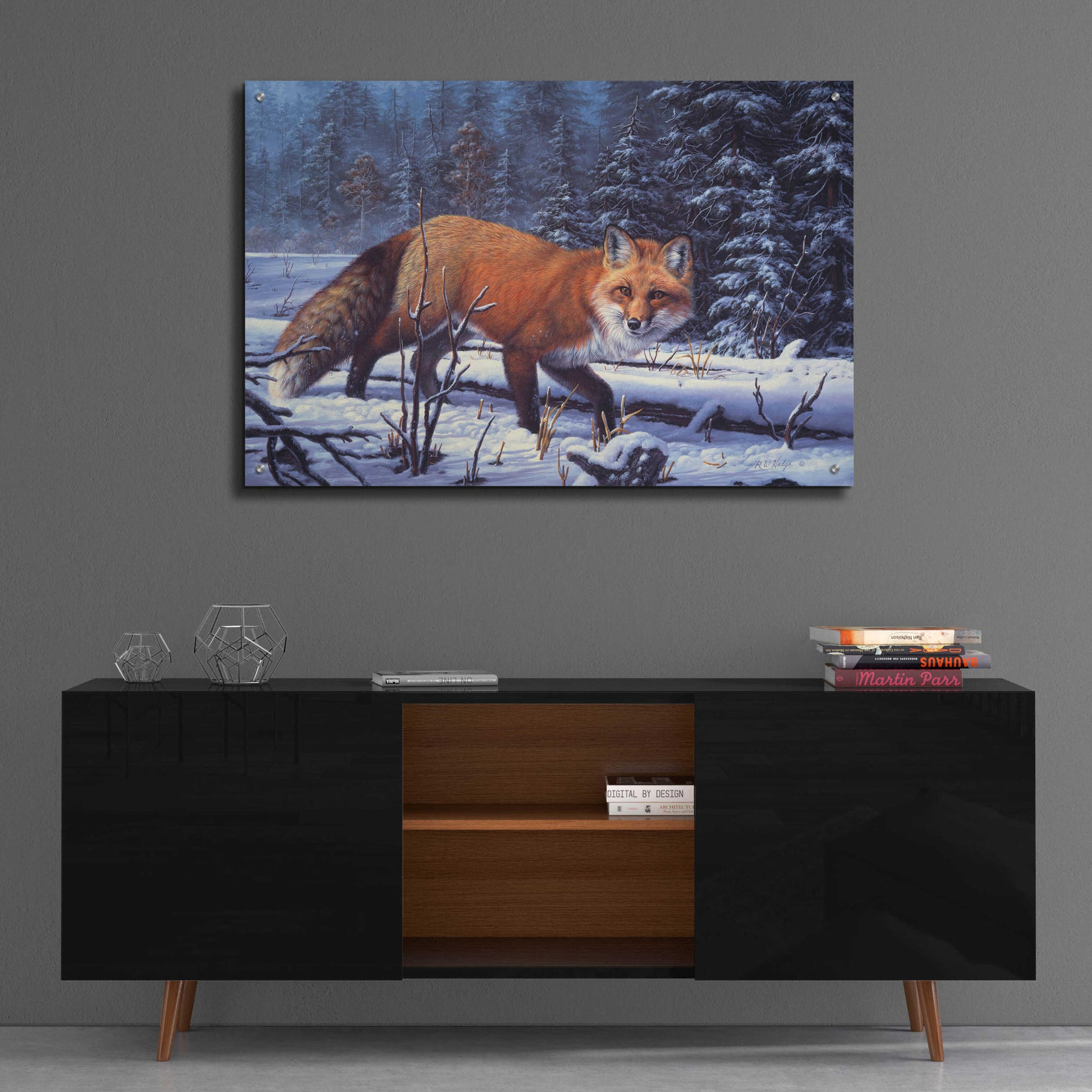 Epic Art 'Winter Charm' by R. Hed, Acrylic Glass Wall Art,36x24