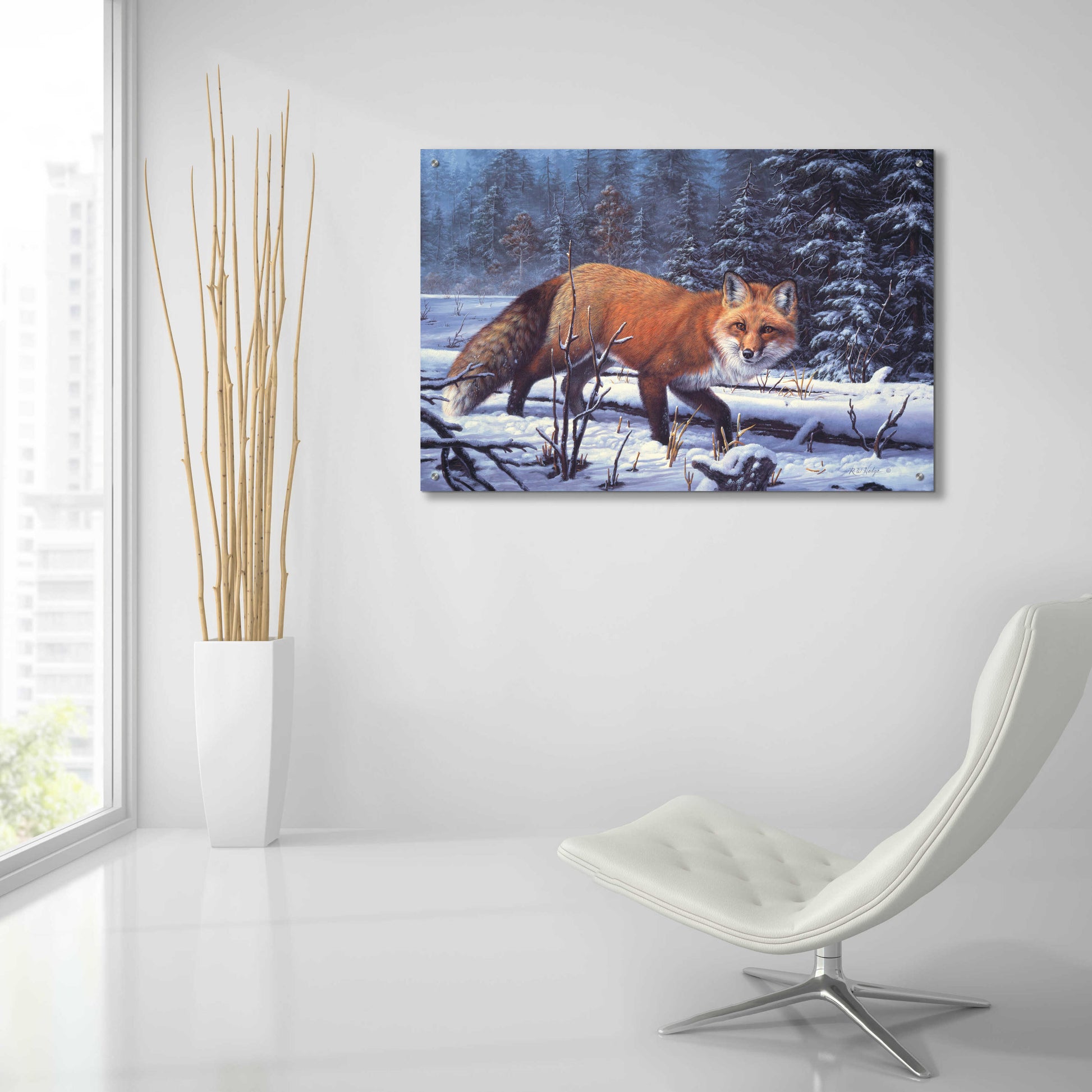 Epic Art 'Winter Charm' by R. Hed, Acrylic Glass Wall Art,36x24