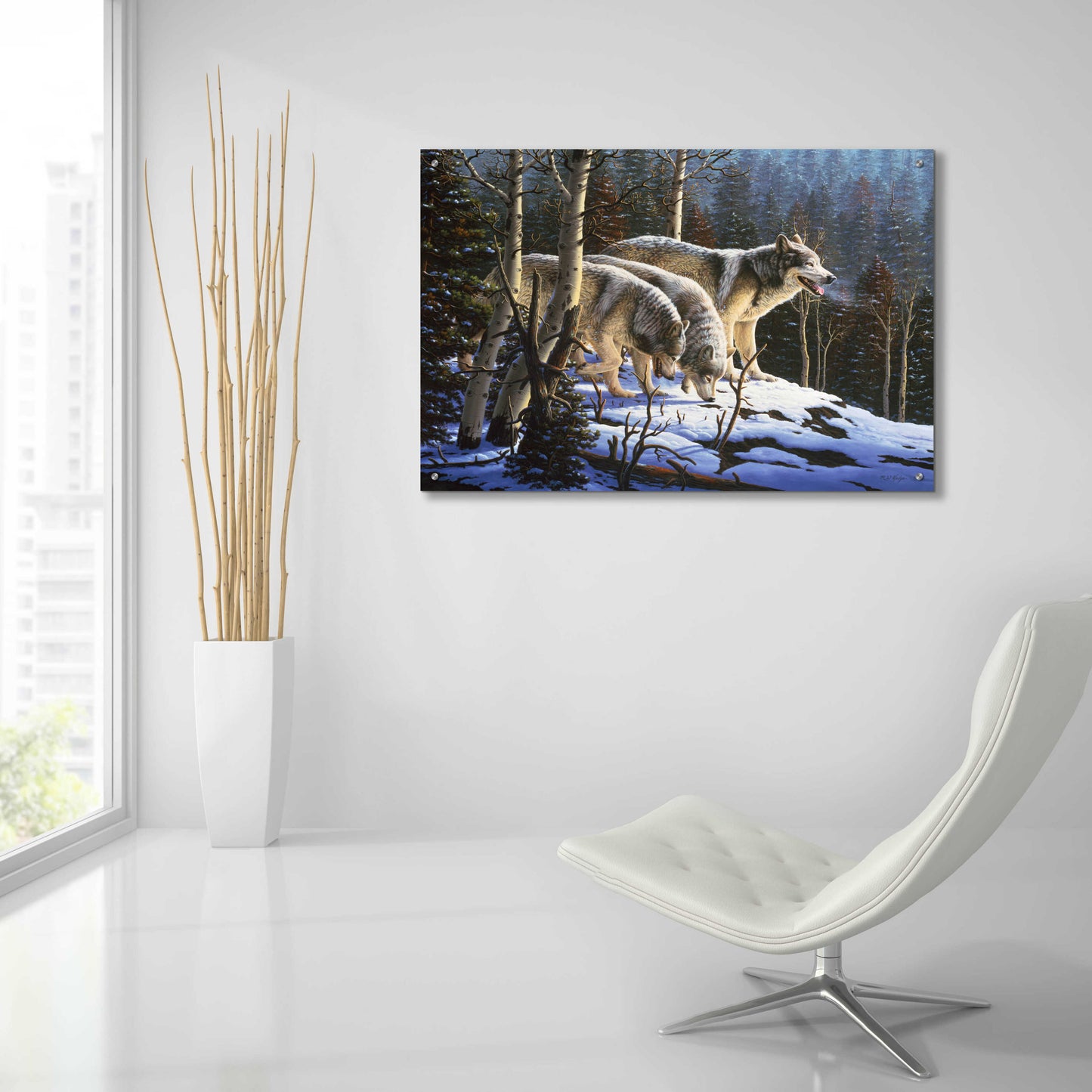 Epic Art 'First Hunt' by R. Hed, Acrylic Glass Wall Art,36x24