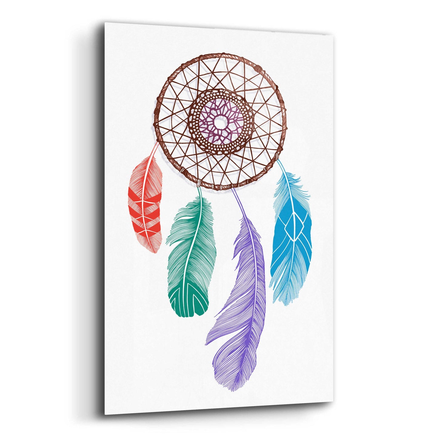 Epic Art 'Stylized Dream Catcher' by Rachel Caldwell, Acrylic Glass Wall Art,12x16