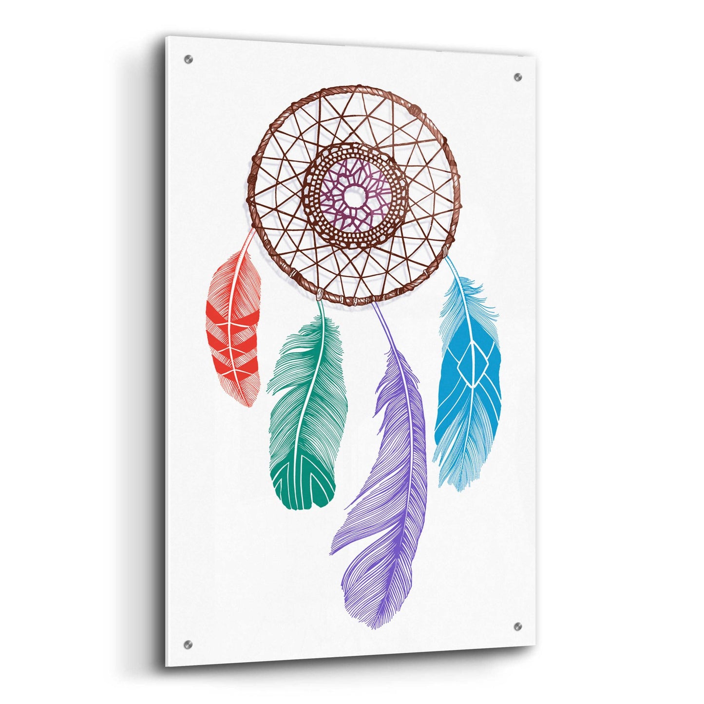 Epic Art 'Stylized Dream Catcher' by Rachel Caldwell, Acrylic Glass Wall Art,24x36