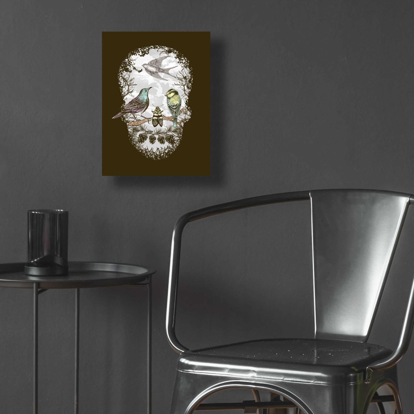 Epic Art 'Natures Skull' by Rachel Caldwell, Acrylic Glass Wall Art,12x16