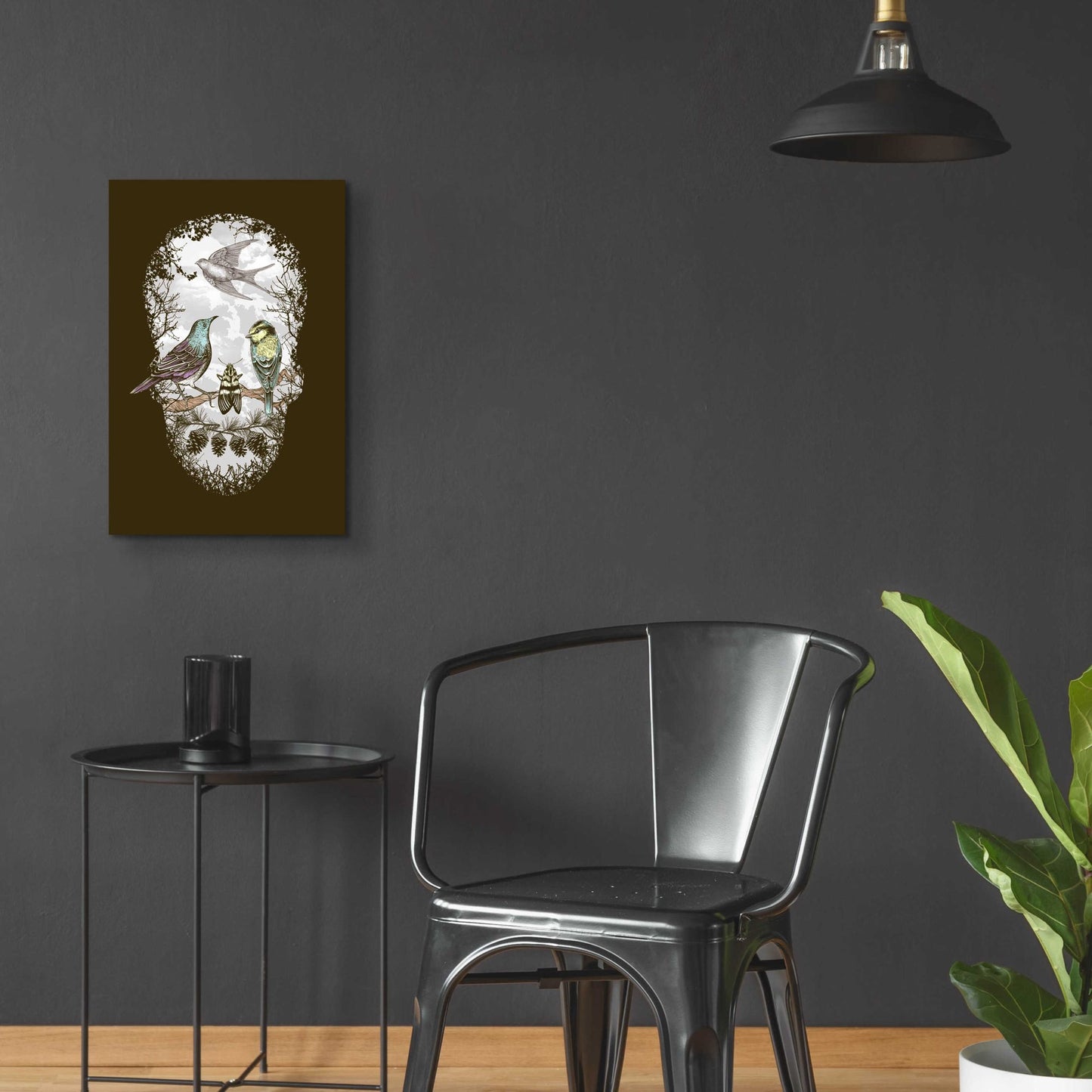 Epic Art 'Natures Skull' by Rachel Caldwell, Acrylic Glass Wall Art,16x24