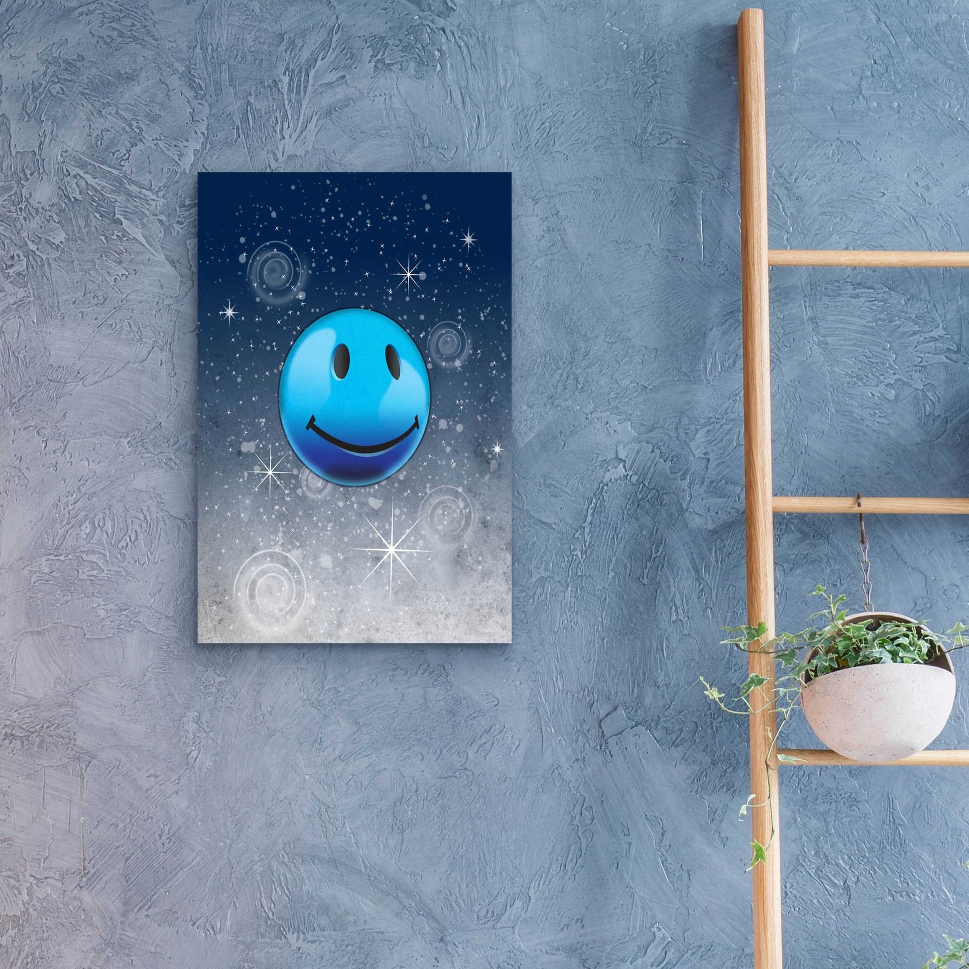 Epic Art 'Happy Sparkle Night' by Rachel Caldwell, Acrylic Glass Wall Art,16x24