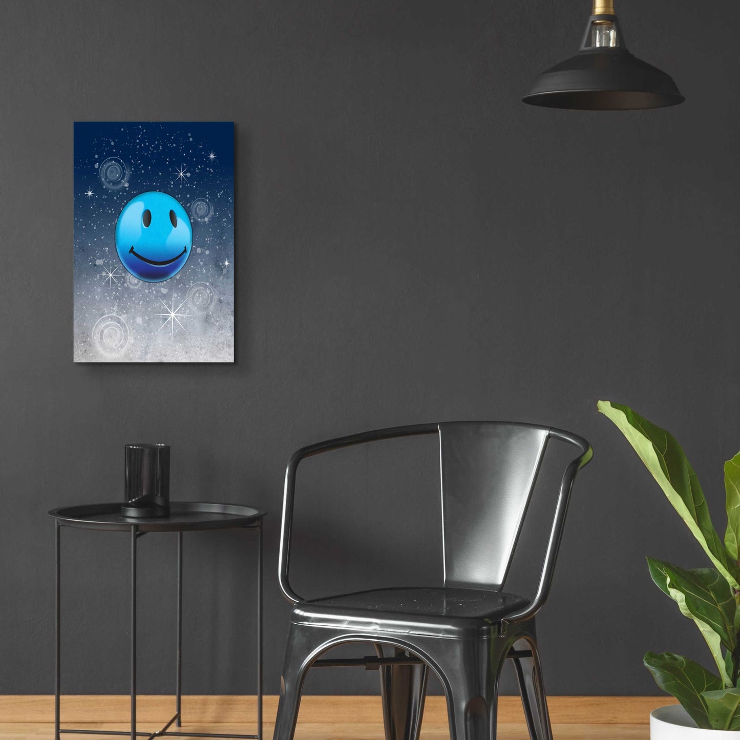 Epic Art 'Happy Sparkle Night' by Rachel Caldwell, Acrylic Glass Wall Art,16x24