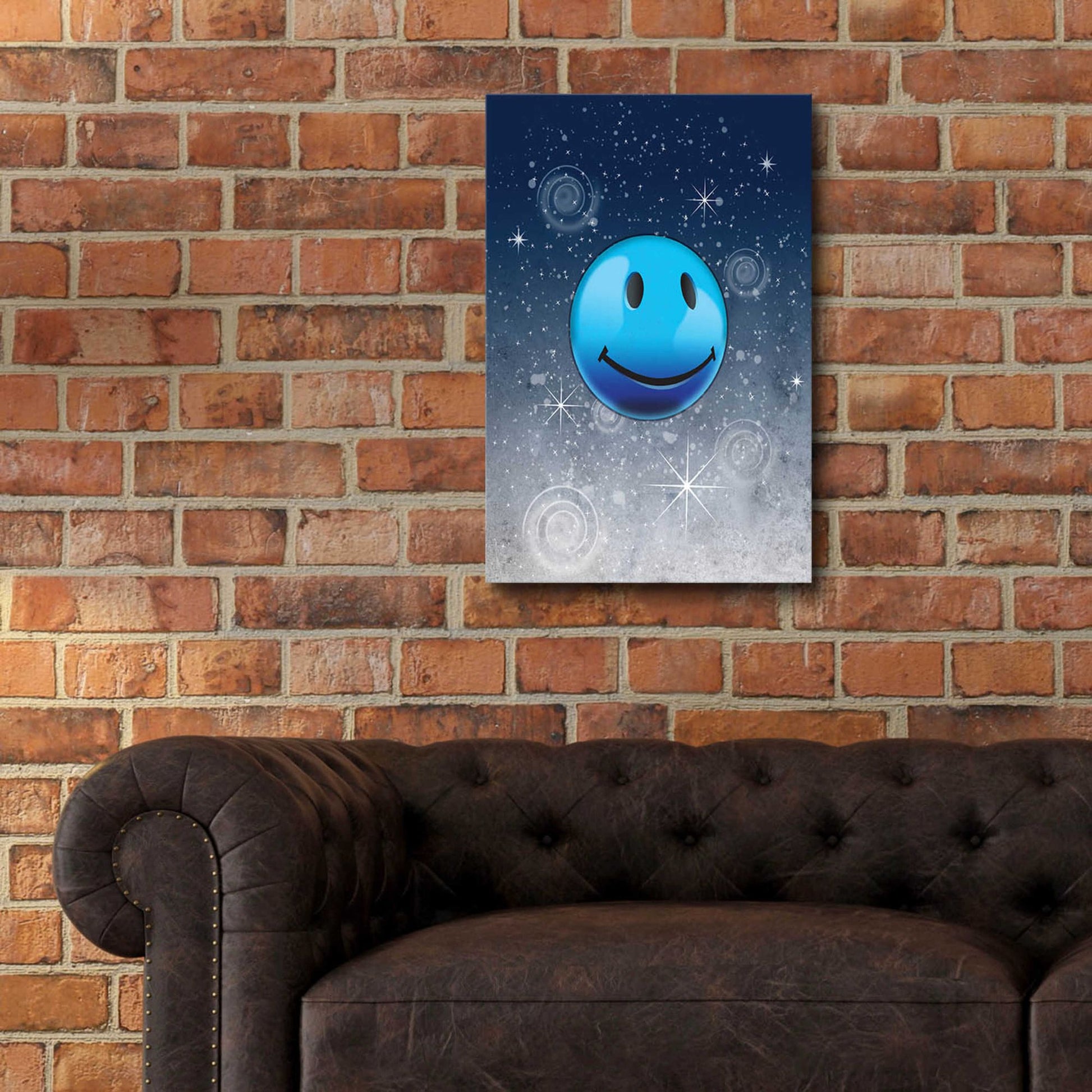 Epic Art 'Happy Sparkle Night' by Rachel Caldwell, Acrylic Glass Wall Art,16x24