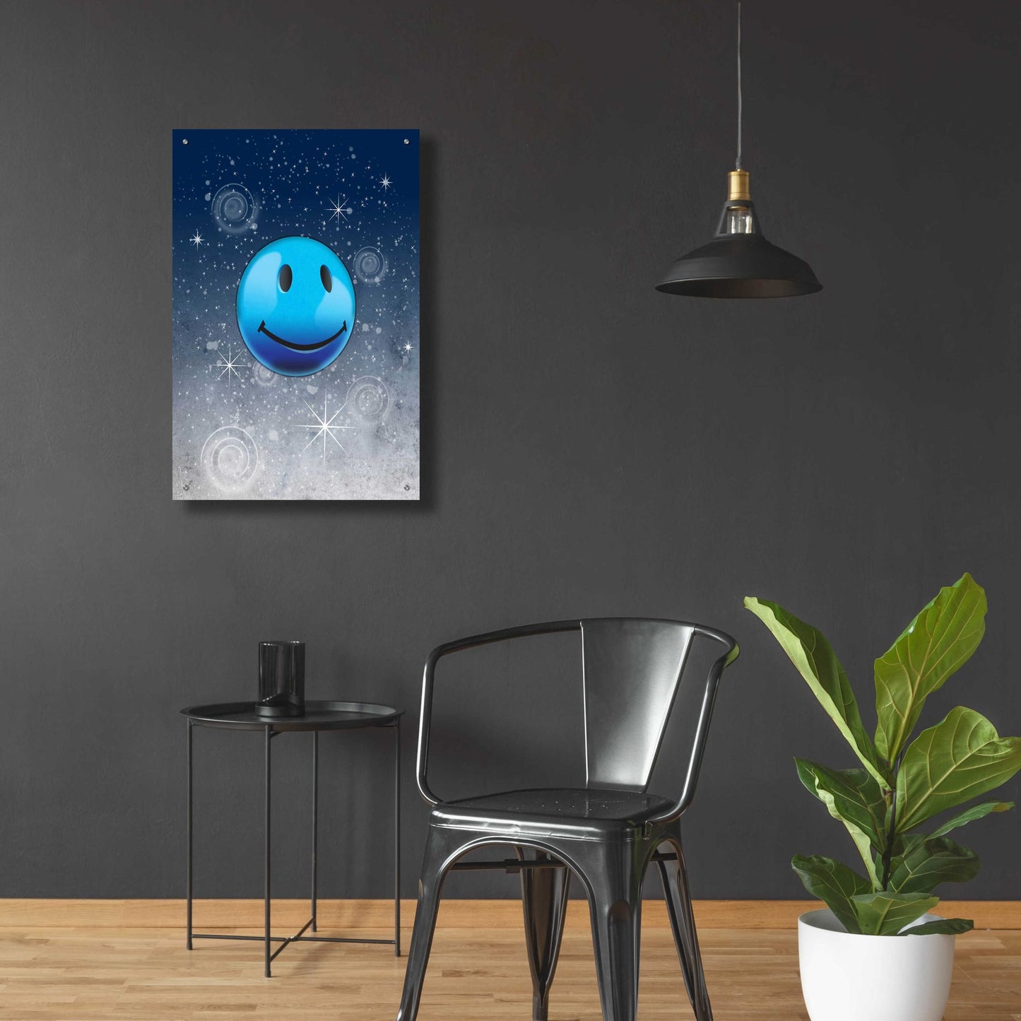 Epic Art 'Happy Sparkle Night' by Rachel Caldwell, Acrylic Glass Wall Art,24x36