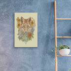 Epic Art 'Fox Garden' by Rachel Caldwell, Acrylic Glass Wall Art,16x24