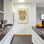 Epic Art 'Fox Garden' by Rachel Caldwell, Acrylic Glass Wall Art,24x36