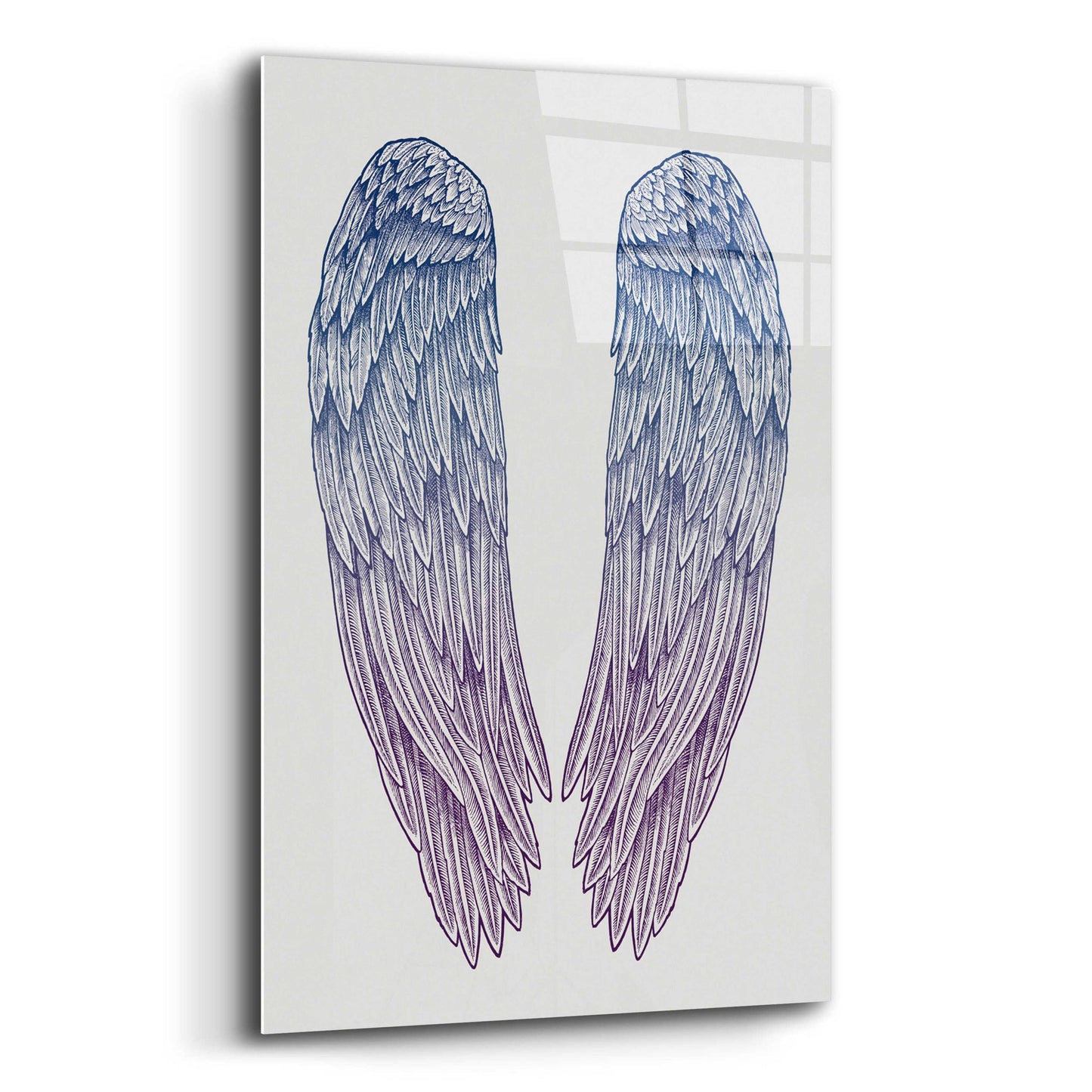 Epic Art 'Angel Wings' by Rachel Caldwell, Acrylic Glass Wall Art,12x16