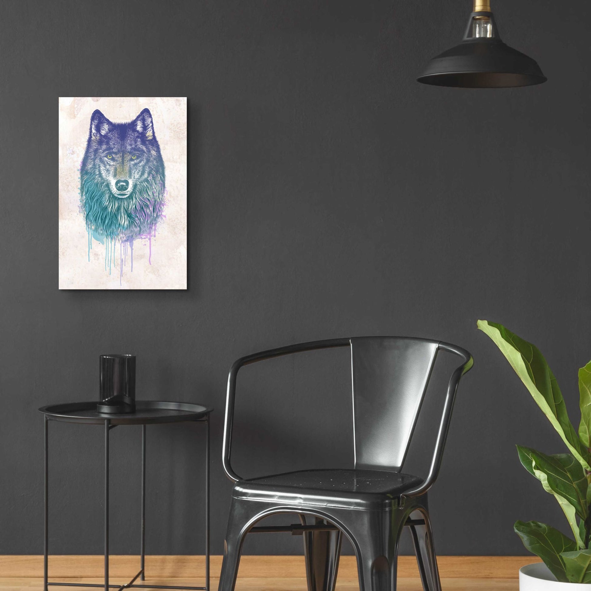 Epic Art 'Wolf Dream' by Rachel Caldwell, Acrylic Glass Wall Art,16x24