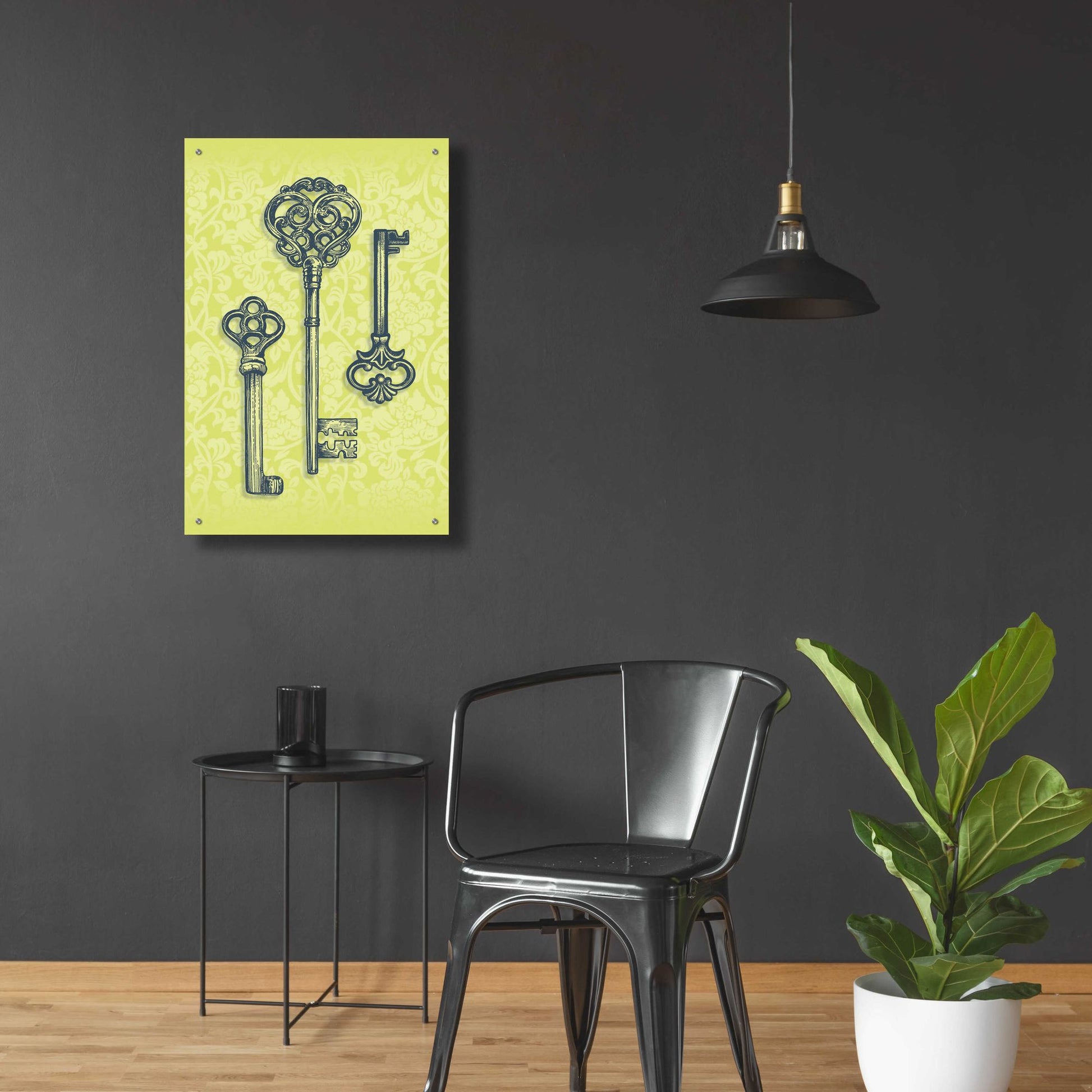 Epic Art 'Skeleton Keys' by Rachel Caldwell, Acrylic Glass Wall Art,24x36