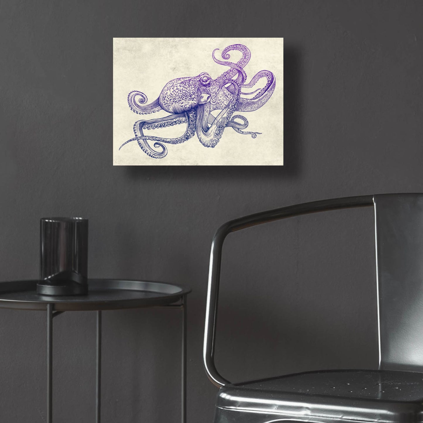 Epic Art 'Octo-Flow' by Epic Portfolio, Acrylic Glass Wall Art,16x12