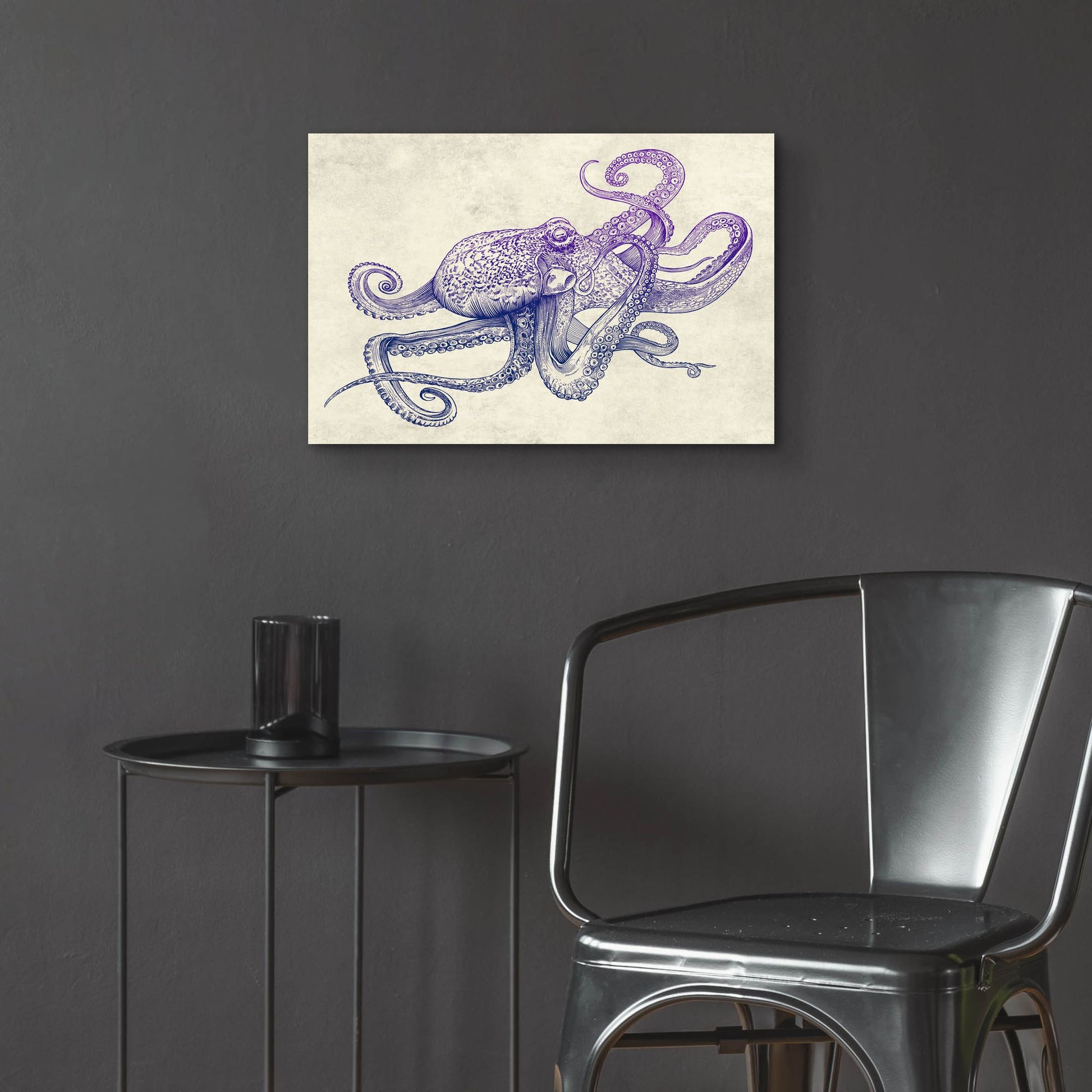 Epic Art 'Octo-Flow' by Epic Portfolio, Acrylic Glass Wall Art,24x16