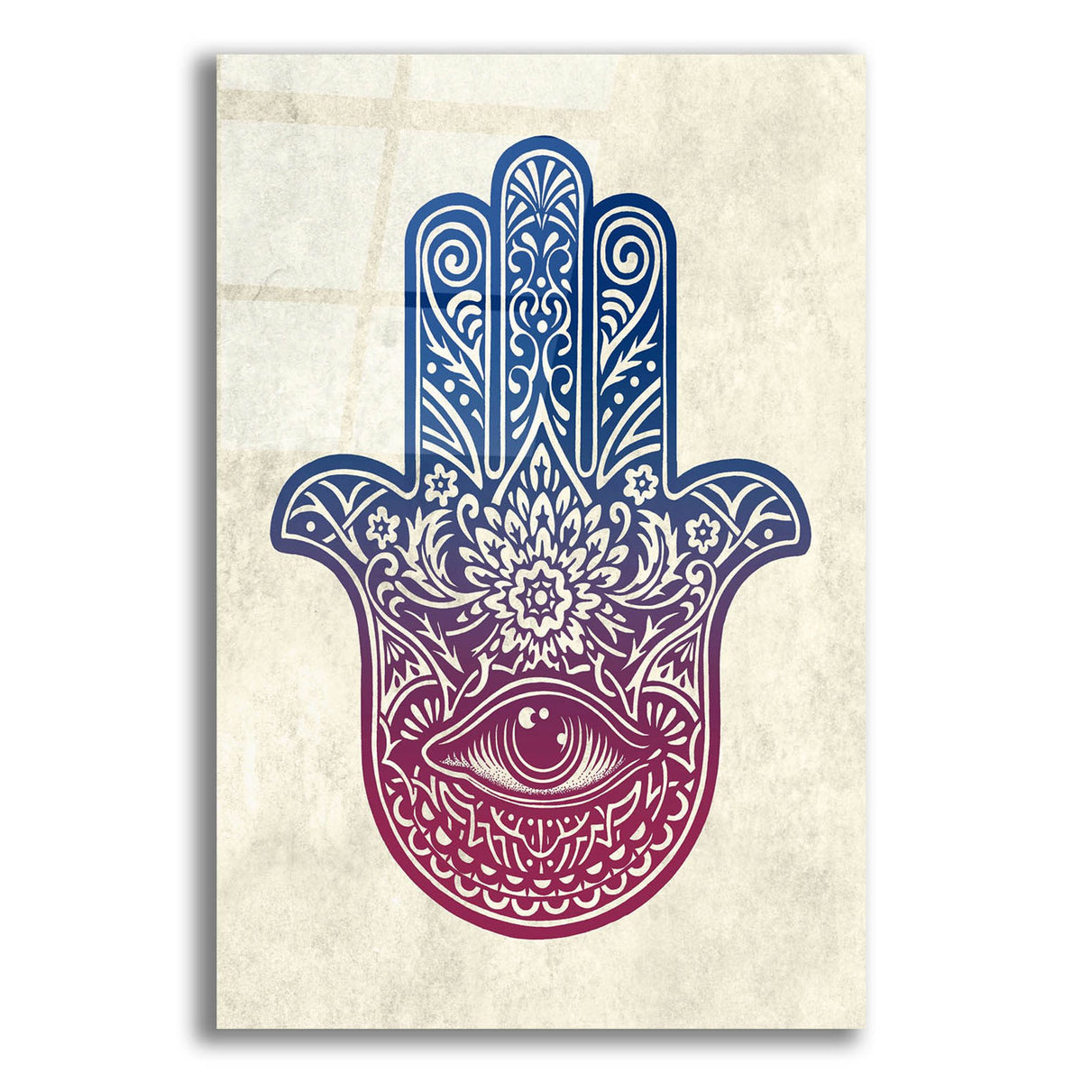 Epic Art 'Hamsa Hand' by Rachel Caldwell, Acrylic Glass Wall Art