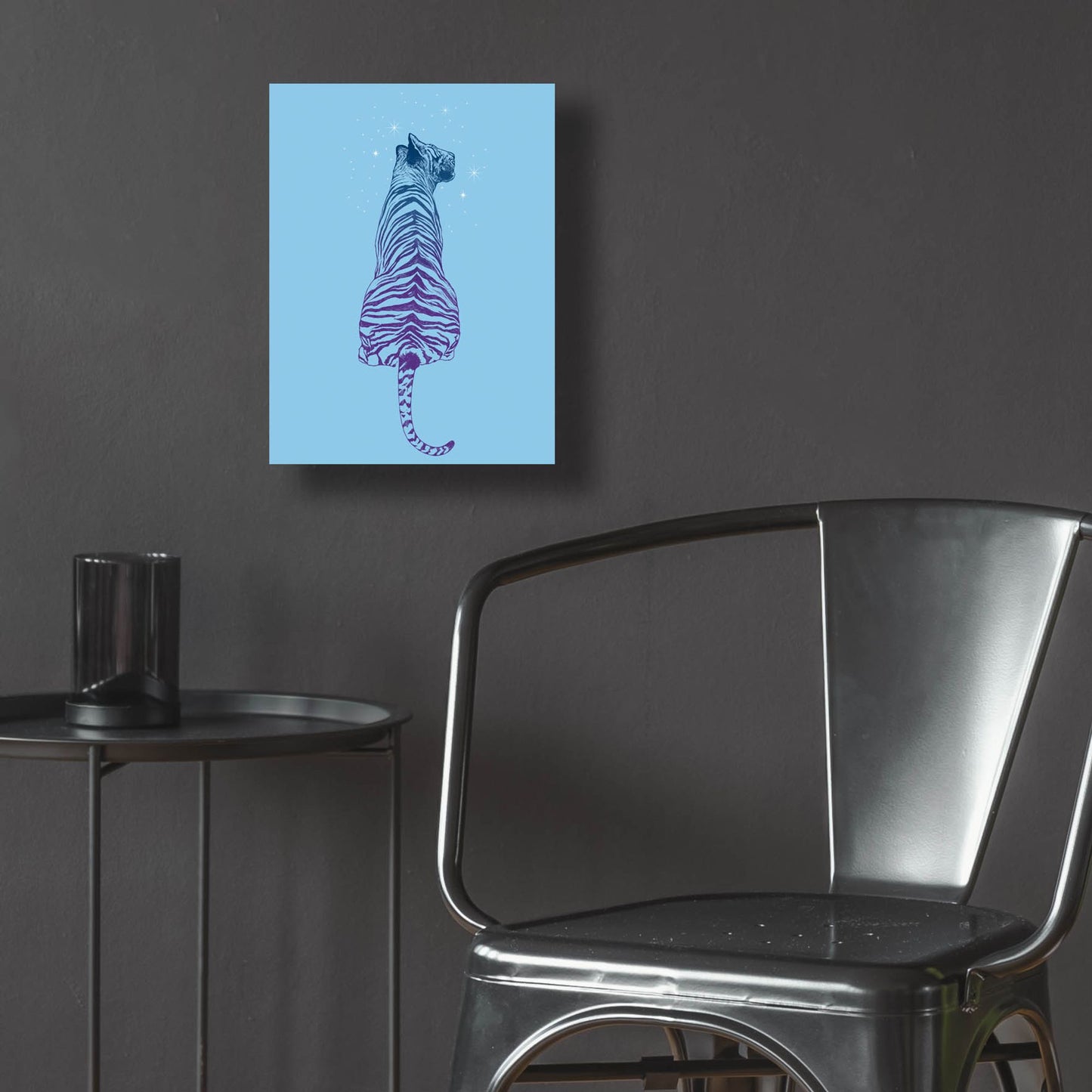 Epic Art 'Tiger Wonder' by Rachel Caldwell, Acrylic Glass Wall Art,12x16
