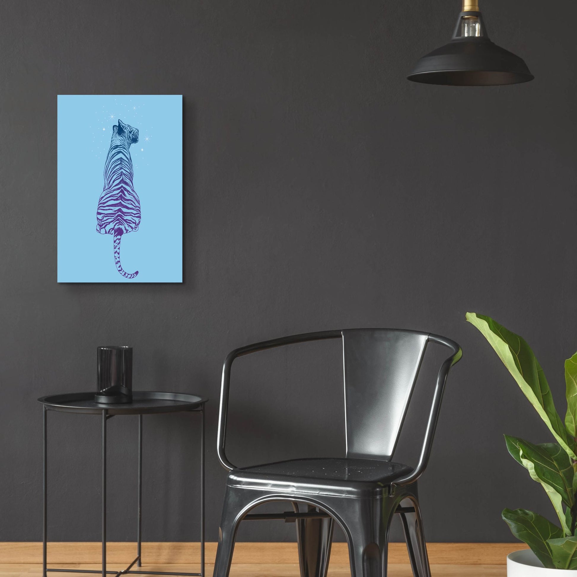 Epic Art 'Tiger Wonder' by Rachel Caldwell, Acrylic Glass Wall Art,16x24