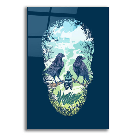 Epic Art 'Nature Skull' by Rachel Caldwell, Acrylic Glass Wall Art