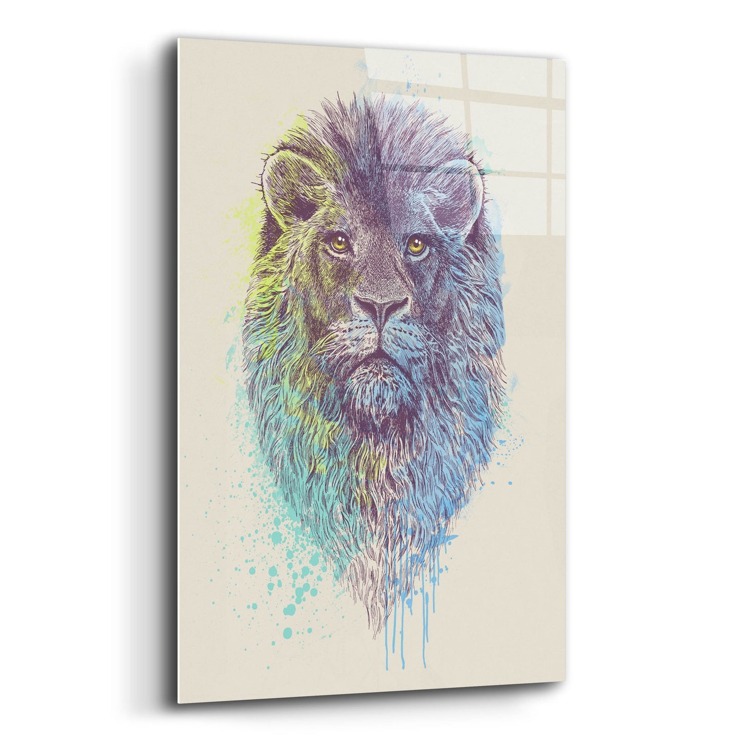 Epic Art 'Lion King' by Epic Portfolio, Acrylic Glass Wall Art,12x16