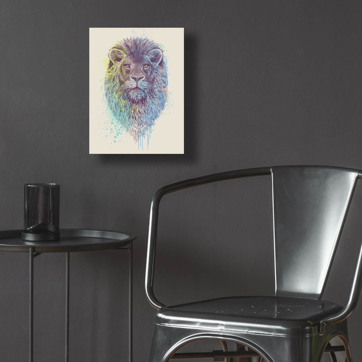 Epic Art 'Lion King' by Epic Portfolio, Acrylic Glass Wall Art,12x16