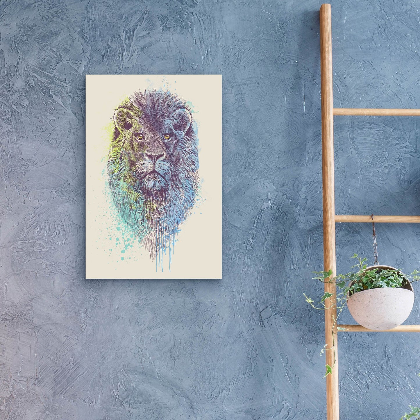 Epic Art 'Lion King' by Epic Portfolio, Acrylic Glass Wall Art,16x24