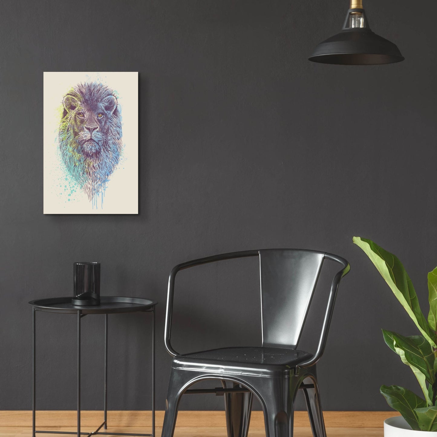 Epic Art 'Lion King' by Epic Portfolio, Acrylic Glass Wall Art,16x24