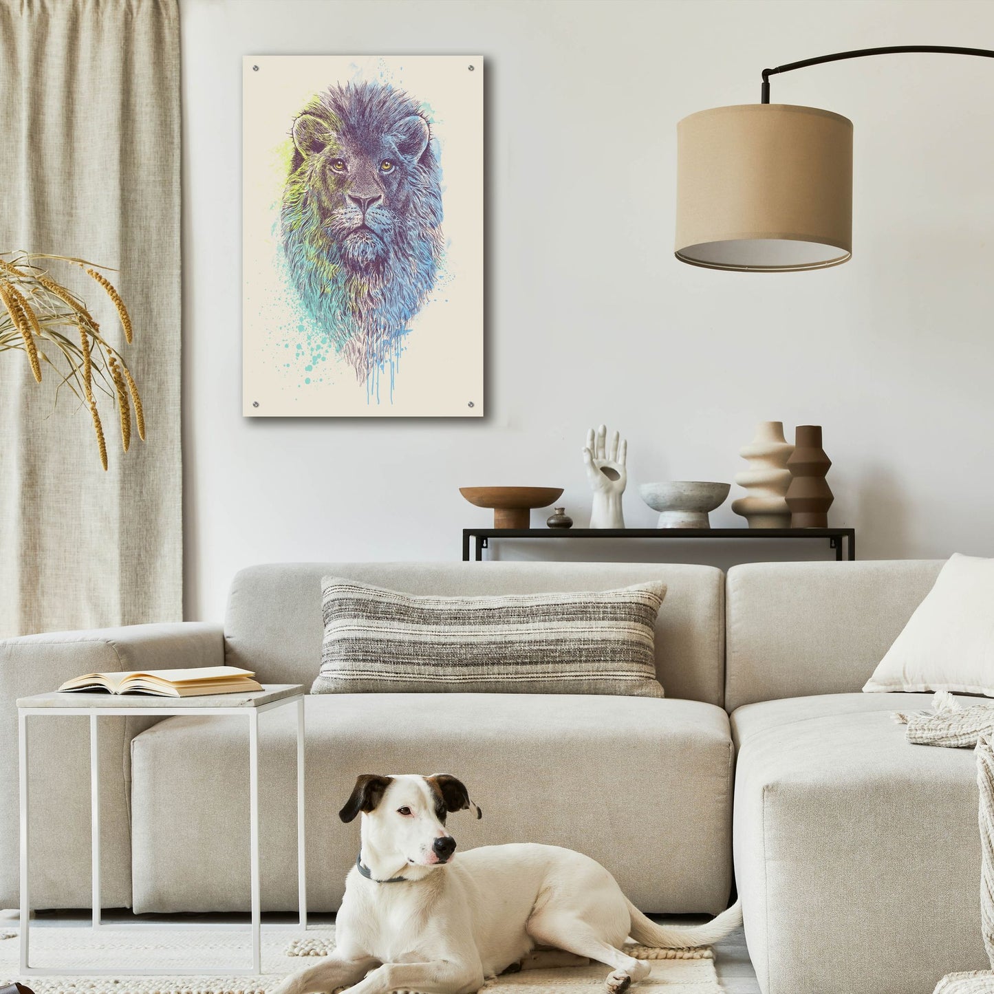 Epic Art 'Lion King' by Epic Portfolio, Acrylic Glass Wall Art,24x36