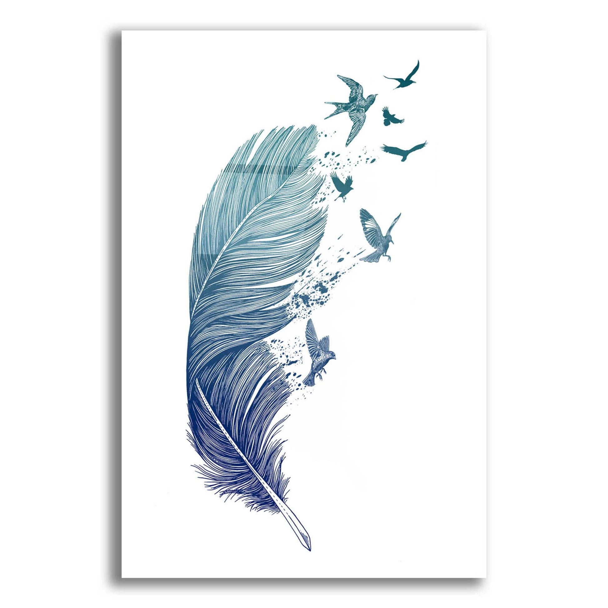 Epic Art 'Fly Away' by Rachel Caldwell, Acrylic Glass Wall Art