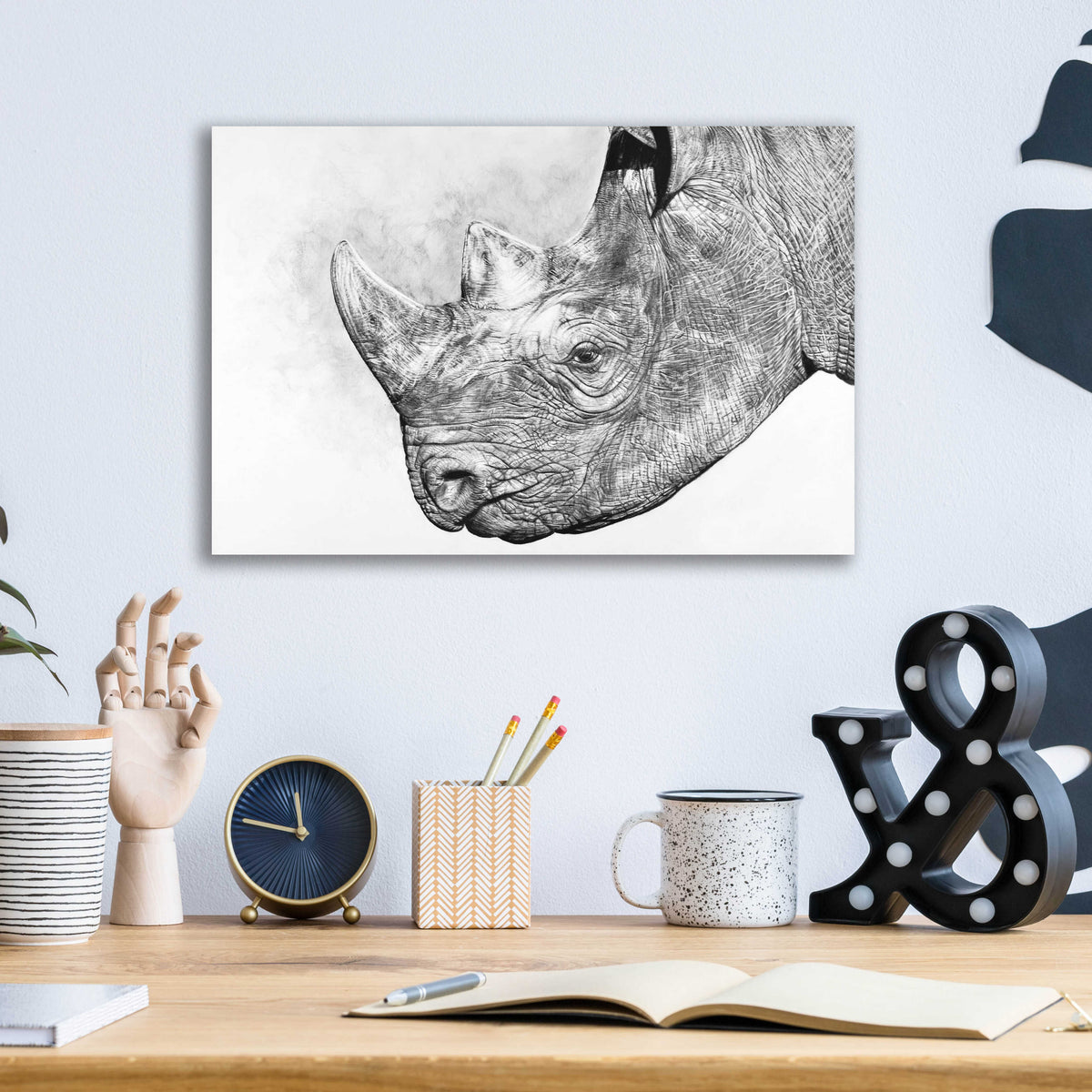 Epic Art 'Clara' by Sam Dolman, Acrylic Glass Wall Art,16x12