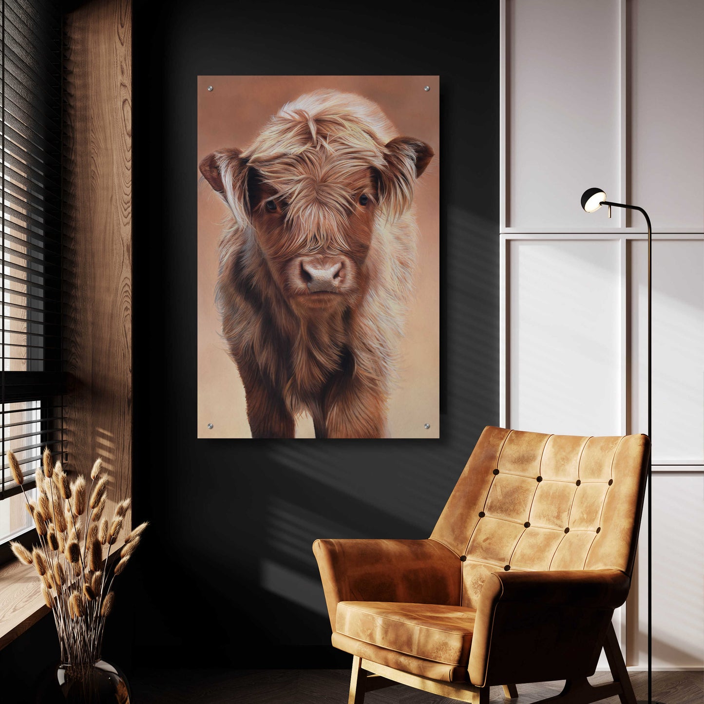 Epic Art 'Angus' by Sam Dolman, Acrylic Glass Wall Art,24x36