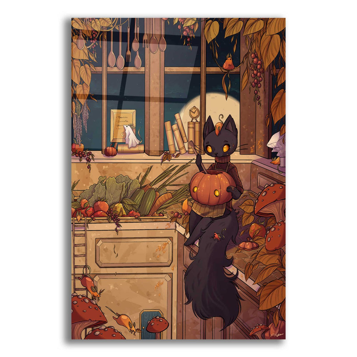 Soup Cat by Avery Multer acrylic glass wall art