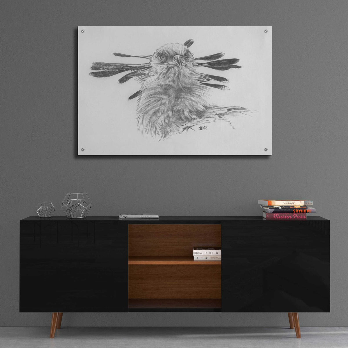 Nine 2 Five by Barbara Keith - 36x24 acrylic wall art in a room