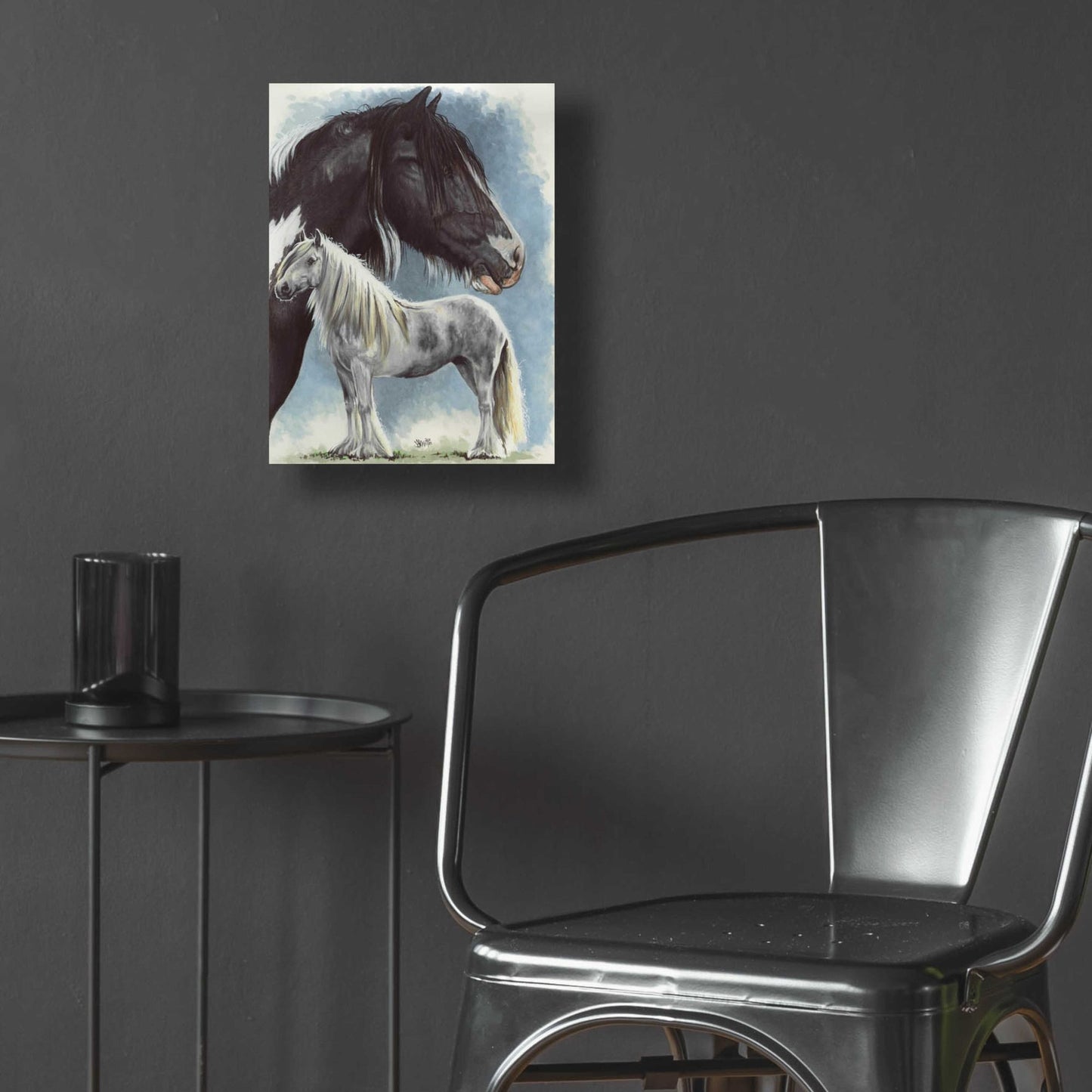 Epic Art 'Gypsy Cob' by Barbara Keith, Acrylic Glass Wall Art,12x16