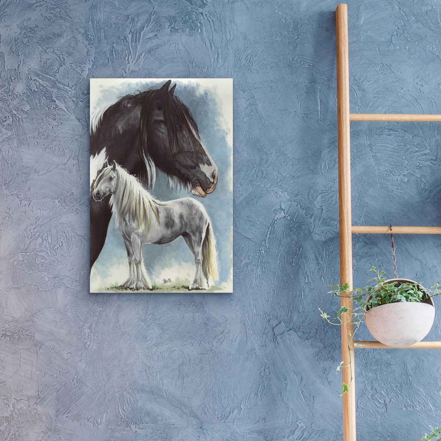 Epic Art 'Gypsy Cob' by Barbara Keith, Acrylic Glass Wall Art,16x24