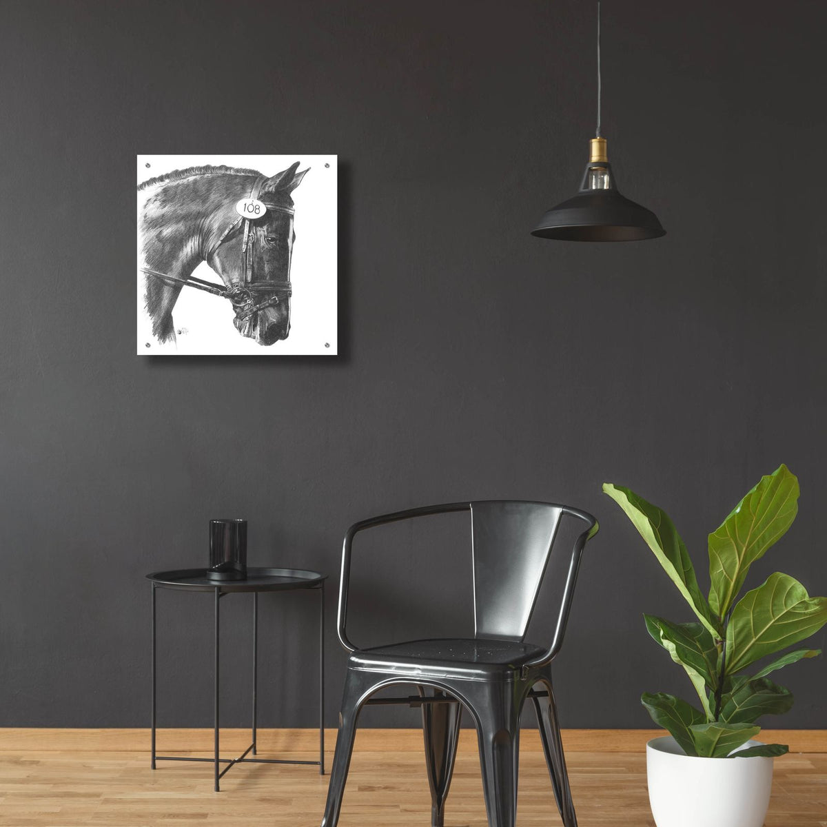 Opaque by Barbara Keith - 24x24 acrylic wall art in a room