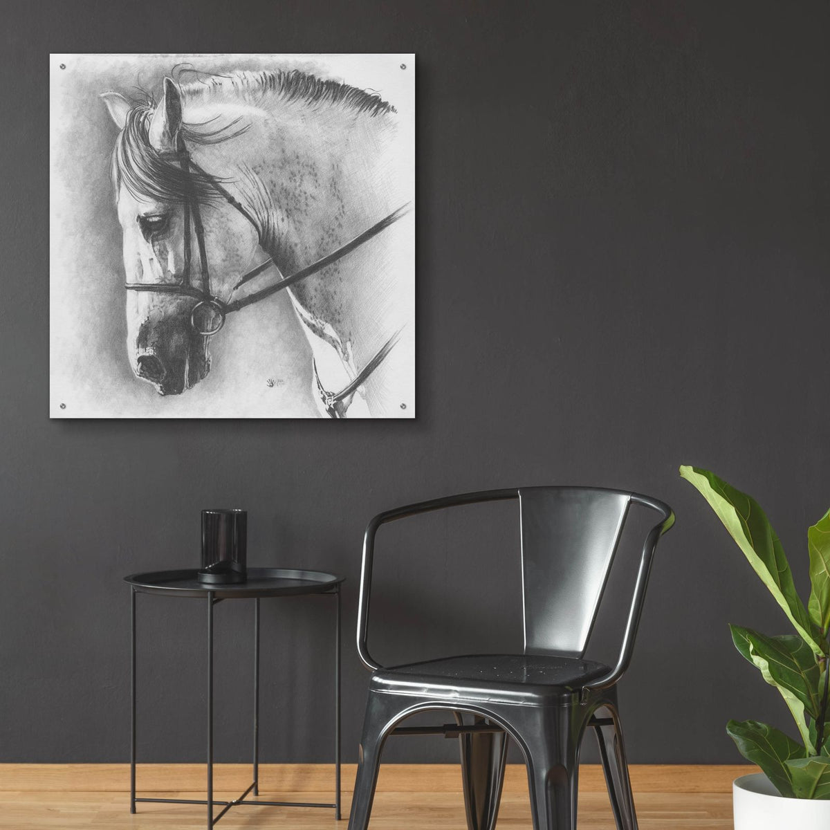 Ethereal by Barbara Keith - 36x36 acrylic wall art in a room